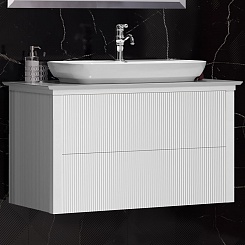 Opadiris Мебель для ванной Рубинно 90 Nova подвесная белая – фотография-5